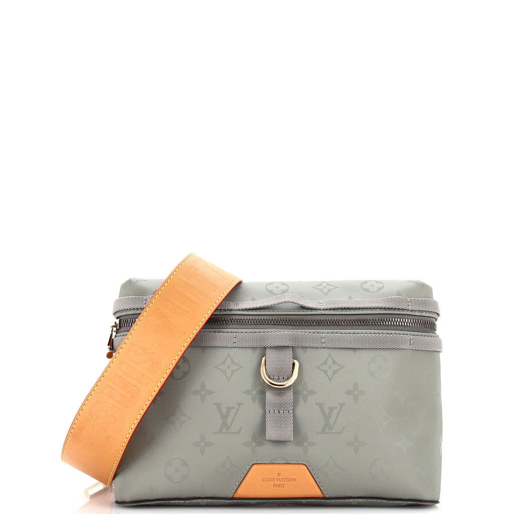 Louis Vuitton Titanium Messenger PM Bag in Grey