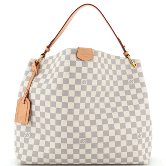 Louis Vuitton Graceful Handbag Damier MM White 2346152