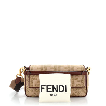 Fendi Baguette NM Bag Zucca Embroidered Canvas Medium