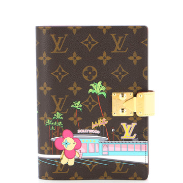 Louis Vuitton Paul Notebook Cover Limited Edition Vivienne Xmas Monogram Canvas MM