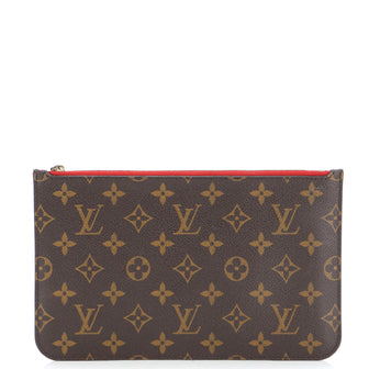 Louis Vuitton Neverfull Pochette Monogram Canvas Large
