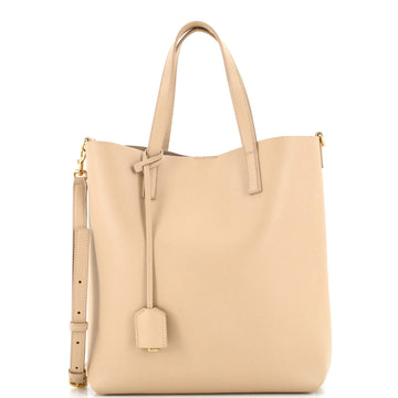 Saint Laurent Shopper Tote Leather Toy
