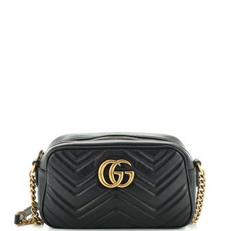 Gucci GG Marmont Shoulder Bag Matelasse Leather Small