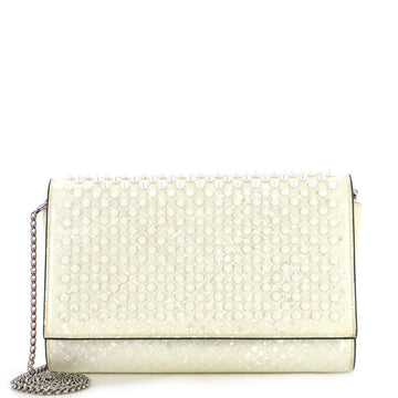 Christian Louboutin Paloma Clutch Spiked Leather