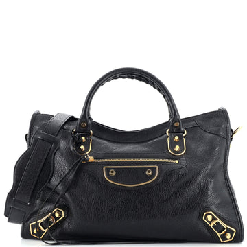 Balenciaga City Classic Metallic Edge Bag Leather Medium