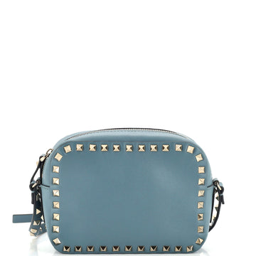 Valentino Garavani Rockstud Camera Crossbody Bag Leather