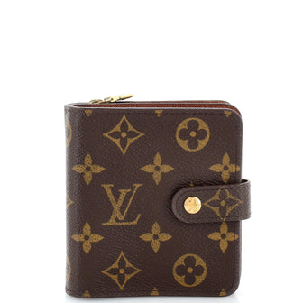Louis Vuitton Compact Zippe Wallet Monogram Canvas