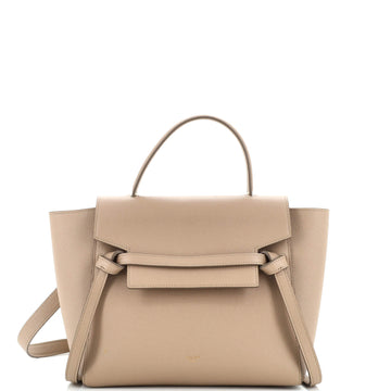 Celine Belt Bag Textured Leather Micro