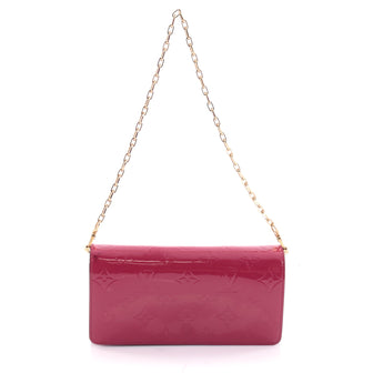 Louis Vuitton Chaine Wallet Monogram Vernis Pink 2348503