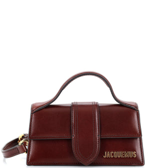 Jacquemus Le Bambino Top Handle Flap Bag Leather