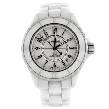 Chanel J12 Automatic Watch Ceramic and Stainless Steel 38