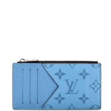 Louis Vuitton Coin Card Holder Monogram Taigarama