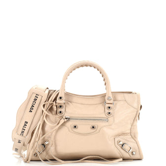 Balenciaga City Classic Studs Bag Leather Small