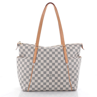 Louis Vuitton Totally Handbag Damier MM White 2349302