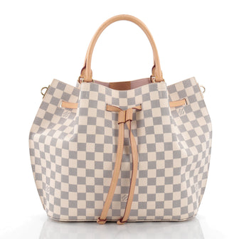 Louis Vuitton Girolata Handbag Damier White