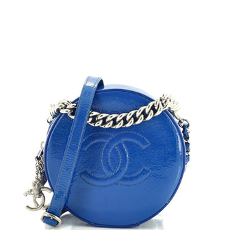 Timeless/classique patent leather crossbody bag Chanel Blue in Patent  leather - 21471166