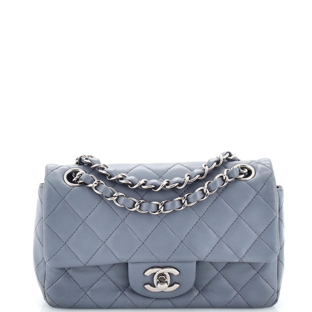 chanel blue handbag