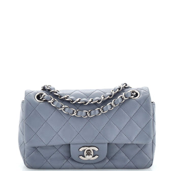 Chanel Classic Single Flap Bag Quilted Lambskin Mini