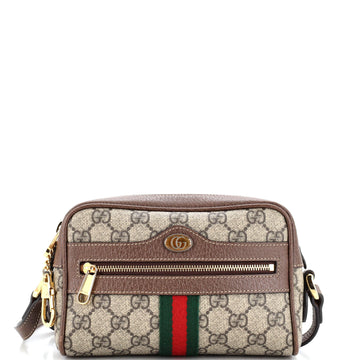 Gucci Ophidia Shoulder Bag GG Coated Canvas Mini