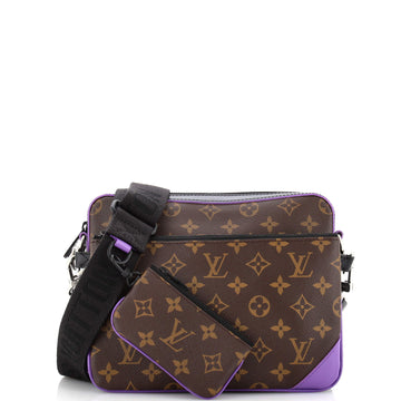 Louis Vuitton Trio Messenger Bag Macassar Monogram Canvas