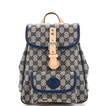 Gucci Children's Pocket Flap Backpack GG Canvas