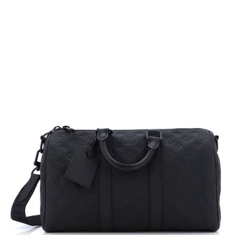 Louis Vuitton Keepall Bandouliere Bag Monogram Taurillon Leather 35