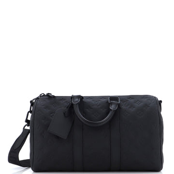 Louis Vuitton Keepall Bandouliere Bag Monogram Taurillon Leather 35