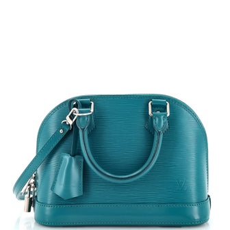 Alma Style Blue Leather Bag