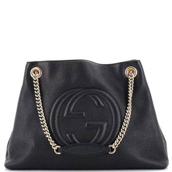 Gucci Soho Chain Strap Shoulder Bag Leather Medium