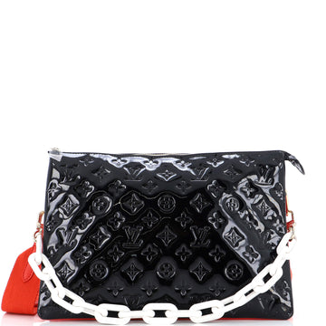 Louis Vuitton Coussin Bag Monogram Embossed Patent MM