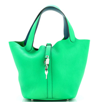 Hermes Eclat Picotin Lock Bag Clemence with Swift MM
