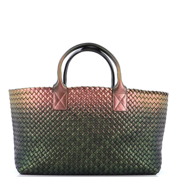 Bottega Veneta Cabat Tote Intrecciato Iridescent Nappa Medium