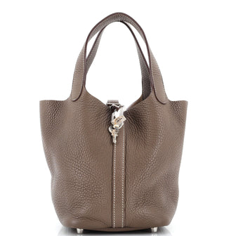 Hermes Picotin Lock Bag Clemence PM