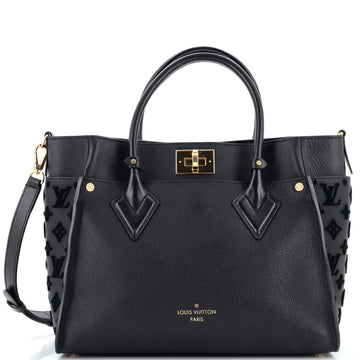 Louis Vuitton On My Side Tote Monogram Tuffetage Leather