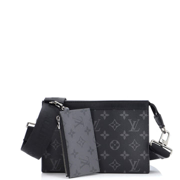 Louis Vuitton Gaston Wearable Wallet Monogram Eclipse Canvas