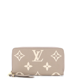 Louis Vuitton Zippy Wallet Bicolor Monogram Empreinte Giant