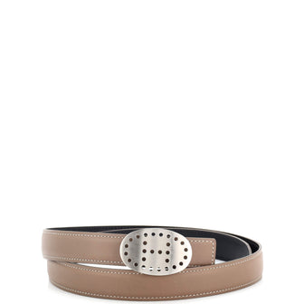Hermes Mirage Reversible Belt Leather Thin