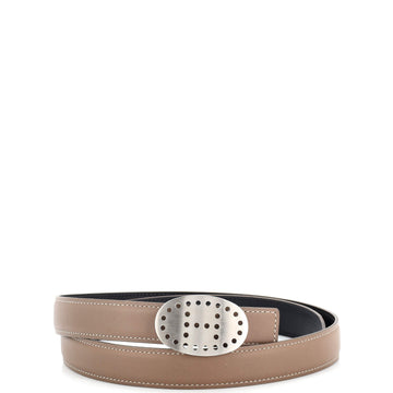 Hermes Mirage Reversible Belt Leather Thin