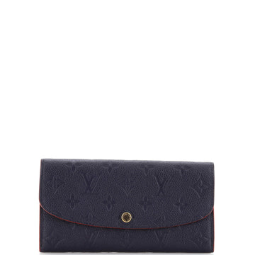 Louis Vuitton Emilie Wallet Monogram Empreinte Leather