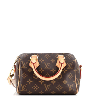 Louis Vuitton Speedy Bandouliere Bag Monogram Canvas 20 Brown 23496741