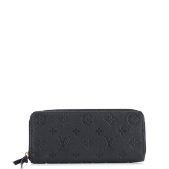 Louis Vuitton Clemence Monogram Empreinte Leather Wallet