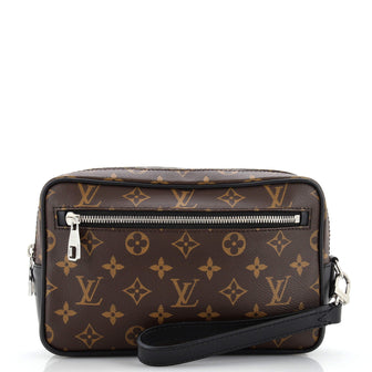 Louis Vuitton Kasai Clutch Macassar Monogram Canvas