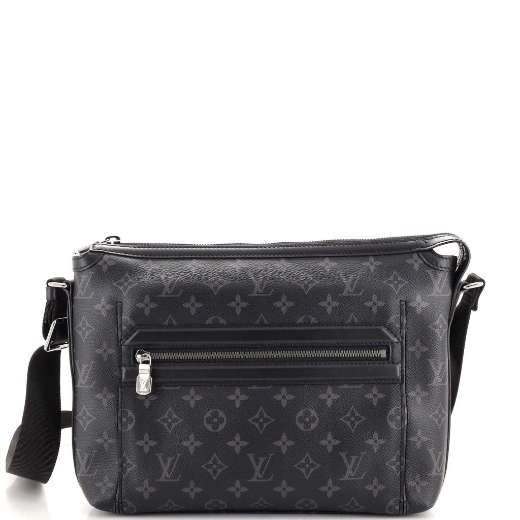Louis+Vuitton+Odyssey+Gun+Metal+Hardware+Messenger+Bag+PM+Black+Canvas for  sale online