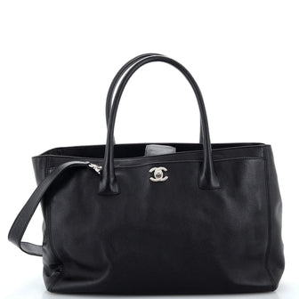 Chanel Cerf Executive Tote Leather Medium