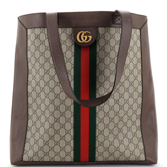 Gucci Large Ophidia Tote Bag - Grey