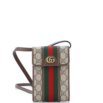 Gucci Ophidia Crossbody Bag GG Coated Canvas Mini