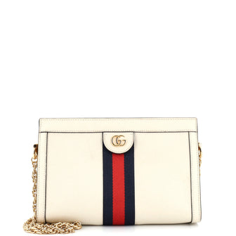 Gucci Ophidia Chain Shoulder Bag Leather Small