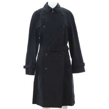 Gucci Women's Floral Pattern Lining Trench Coat Cotton Blend