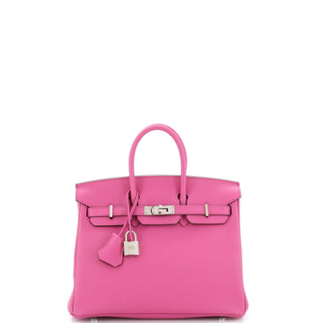 Hermes Birkin Handbag Pink Togo with Palladium Hardware 25