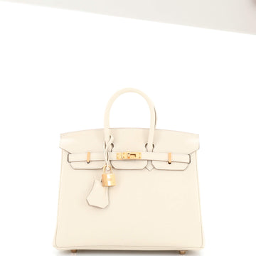 Hermes Birkin Handbag Light Togo with Rose Gold Hardware 25